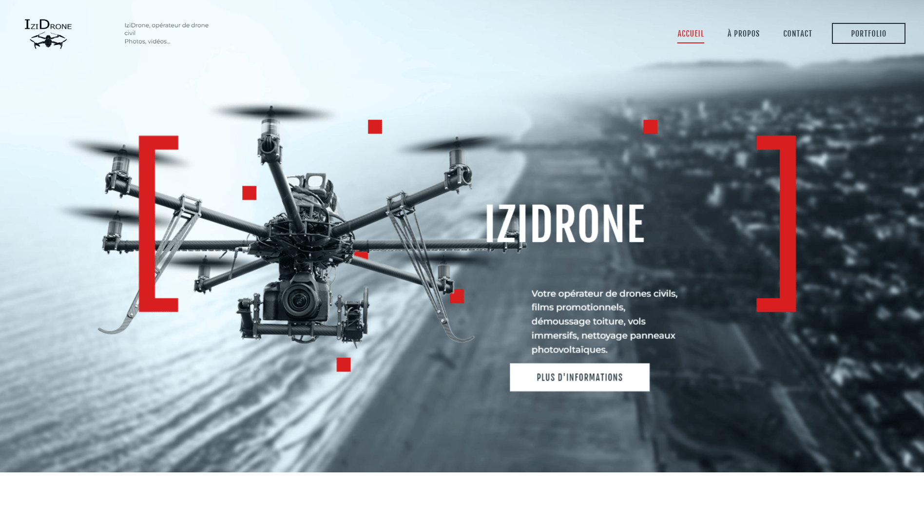  Site web IziDrone