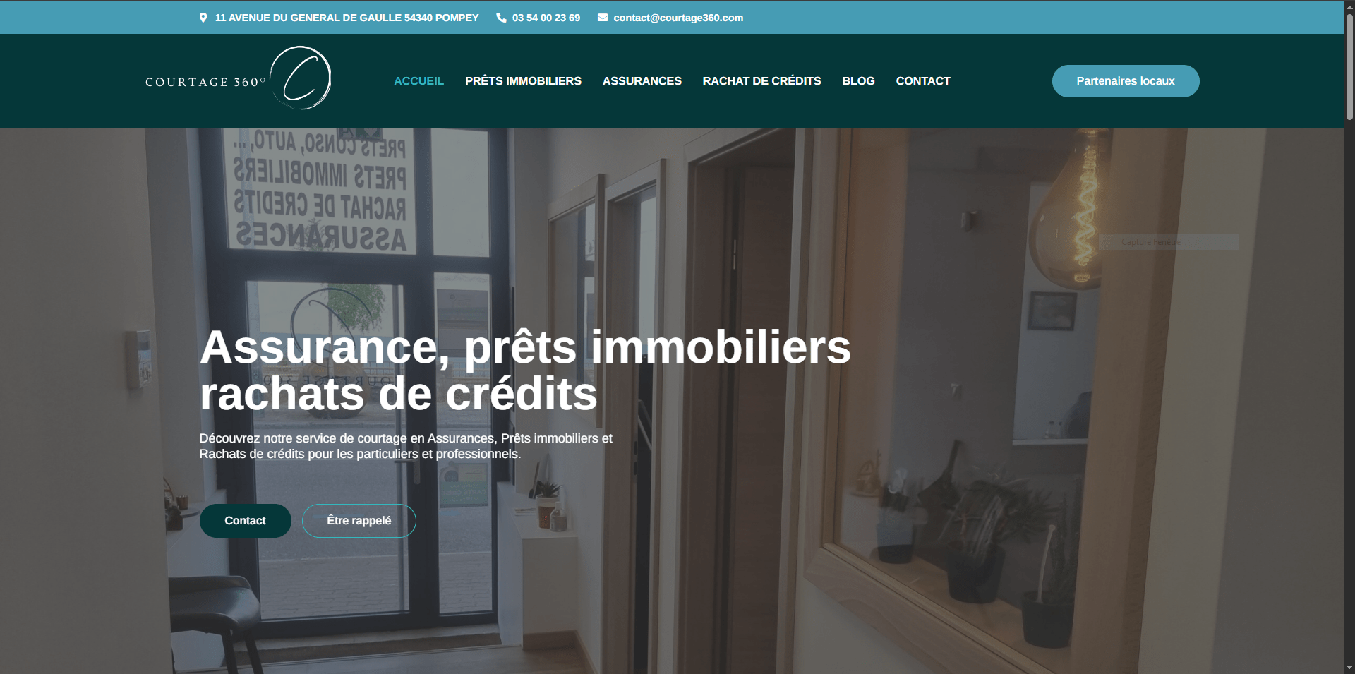  Site web Courtage 360